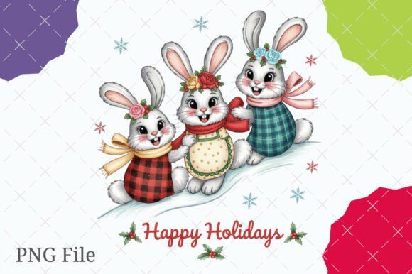 Christmas Bunnies for Cozy Craft Collections