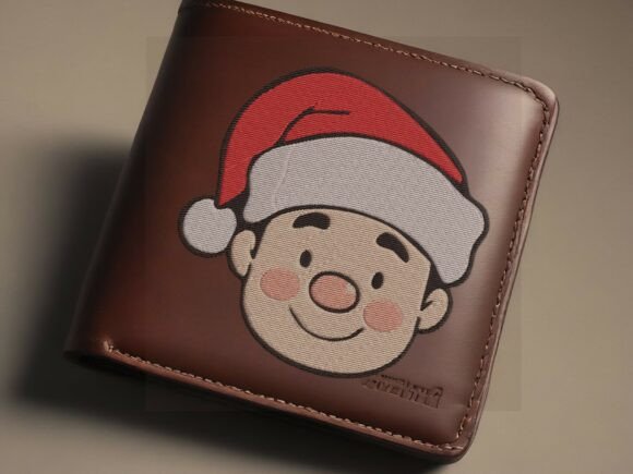 Cute Kids Christmas Elf Face Embroidery