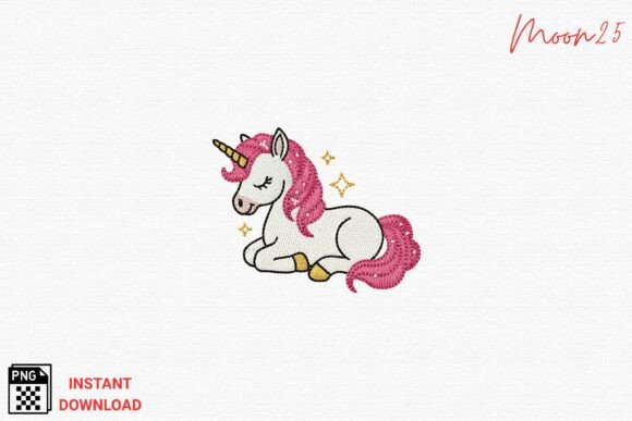 Cute Unicorn Embroidery Png: A Sparkling Addition for Etsy Sellers