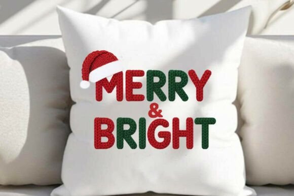 Embroidery Merry Bright PNG Design Review