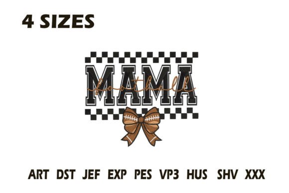 Football Mama Embroidery: A Playful Touch for Custom Projects