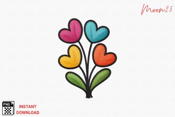 Heart Flower Embroidery PNG: A Seasonal Design Review