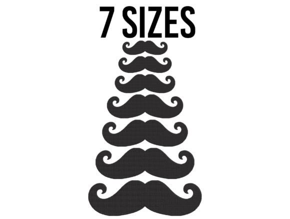 Mustache Embroidery Design Set Review for Small Business Branding