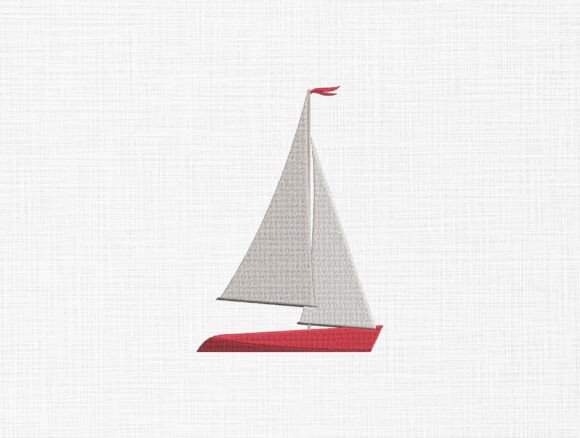 Sailboat Embroidery Design: Coastal Charm Meets Practical Stitching