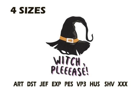Witch Pleeease Embroidery Review for Boutique Sweatshirt Design